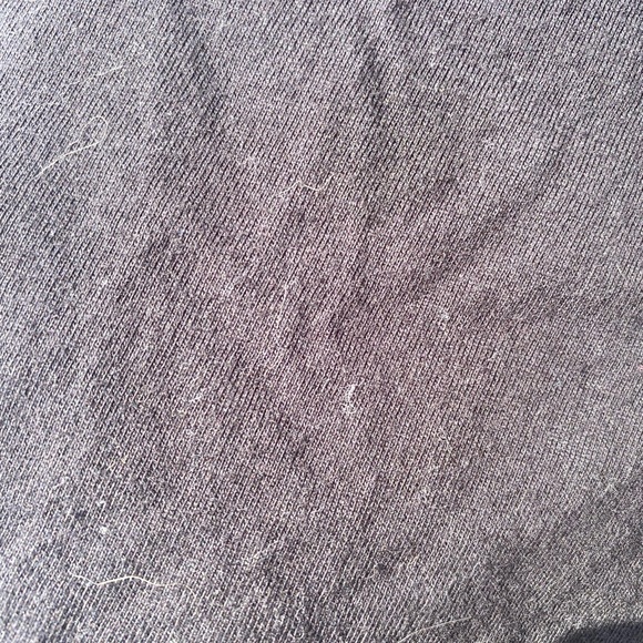 H&M - Black Cotton T-Shirt w/ruffle sleeves - Picture 3 of 8